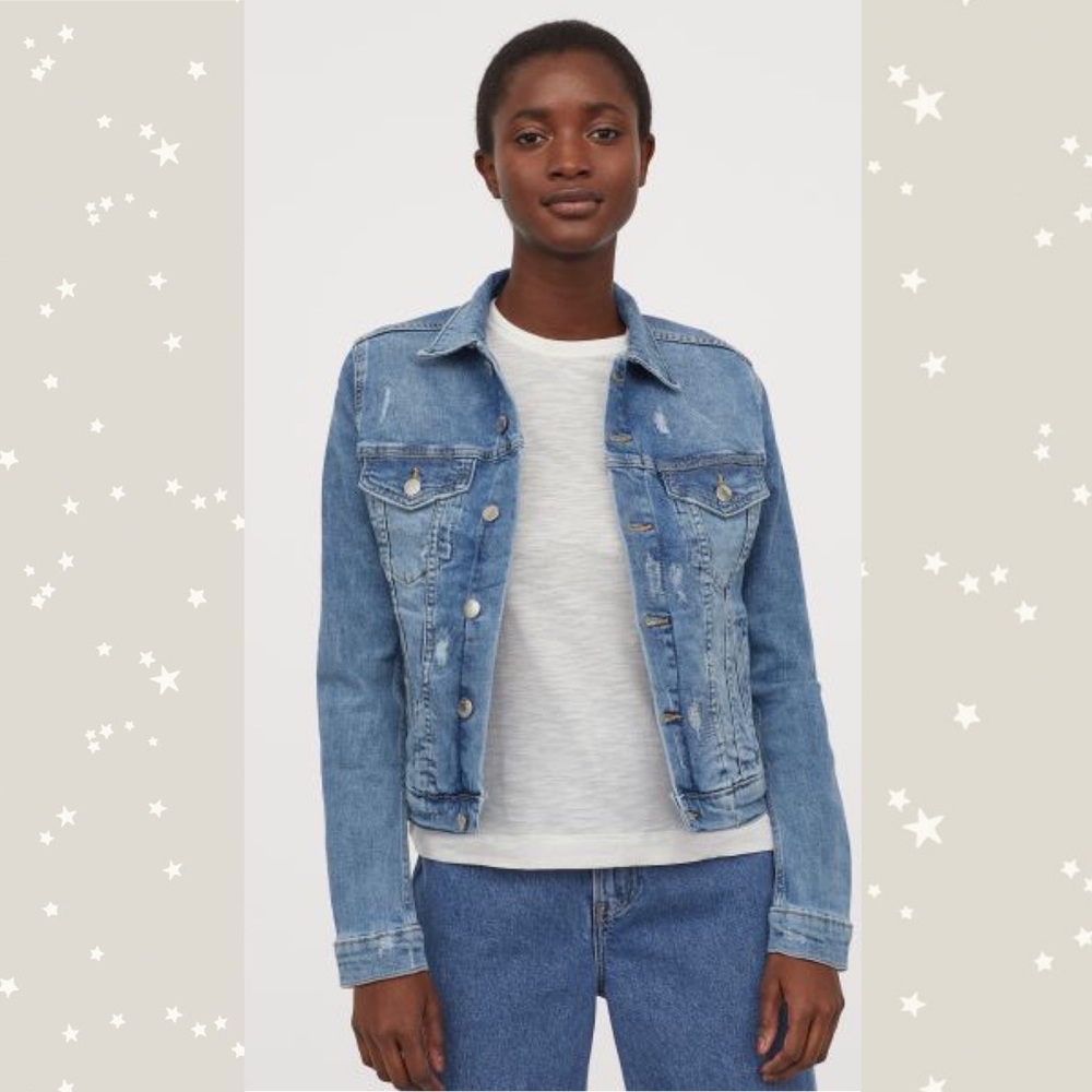 H&M Denim Jacket with Stretch